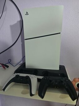 PS5 Digital + 2x originálny ovládač + externá CD mechanika