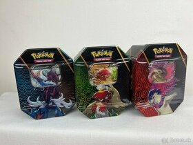 Pokémon TCG tin box Hisuian V karty