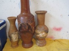 drevené vázy