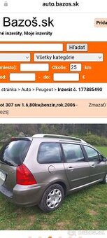 Vymením peugeot 307 sw
