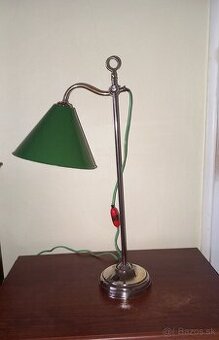 Starožitná smaltovaná lampa