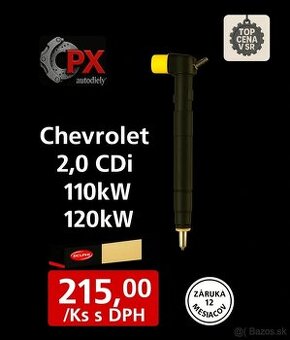 Repasované vstrekovače DELPHI Chevrolet 2.0 CDi - 110kw