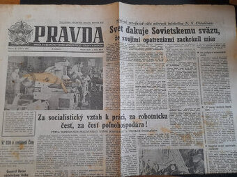 Noviny a časopisy 60-te roky