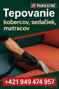 Tepovanie sedačiek, matracov, kobercov