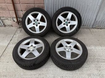 16" Elektrony 5x112 so zimnymi pneumatikami 205/55 R16