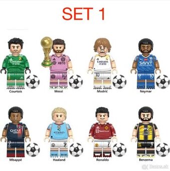 Figúrky futbal 2 (8 a 10ks) typ lego - nové