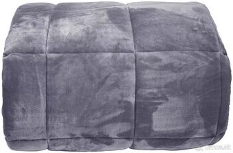 Nová sivá deka 130x160 cm