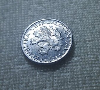 Minca bez nominálu a obrázku 1952 - 1