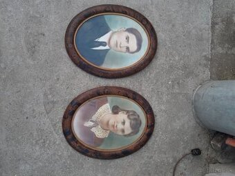 Predám dva oválne rámy