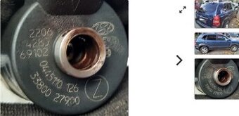 Predám trysky 0445110126 Hyundai Tucson 2.0 crdi 2008, dvere