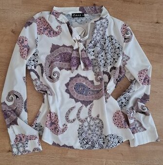 vzorovaná blúza, v.36