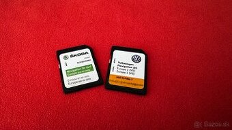 MIB2 SD karta s mapami 2026 - Škoda VW