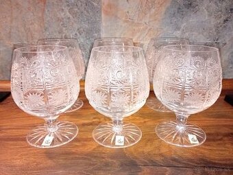 Kryštálový set pohárov