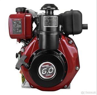 Weima WM178F Dieselový motor 6 HP, hriadeľ 25 mm