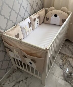 Bavlnený mantinel do postieľky