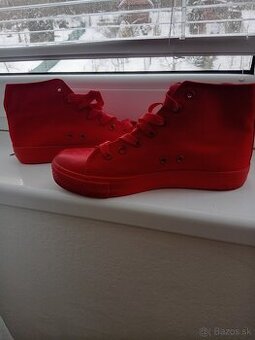 Tenisky členkové červené