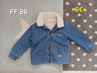 Zateplena riflova bunda 86