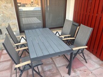 Hliníkový záhradný stôl 176x90