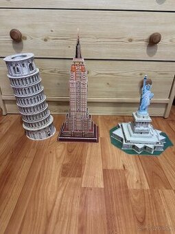 3D puzzle - 3 pamiatky
