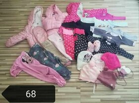 Dievčenské oblečenie, veľkosť 68