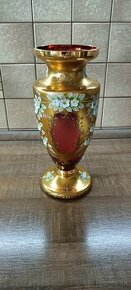 Váza z borského skla - výška 30cm