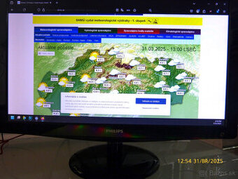 22"fullhd led lcd Philips s vga a dvid a audio vstupom 30e