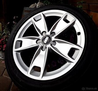 alu R17 5x112, pneu 225/45 orig. Audi A3 + Golf Octávia Leon