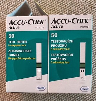 Testovacie prúžky Accu-Chek Active