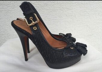 Zara topanky na platforme vysoky opatok