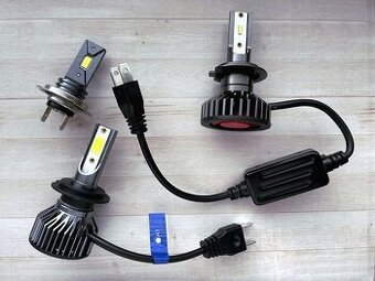 H7 led (H1,H3,H4,H8,H11,HB4..) kvalitné, silné a neoslňujúce