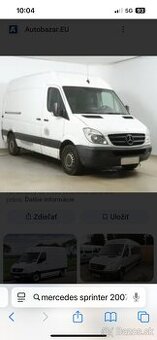 Predam motor na Mercedes Sprinter 2,2 cdi 646