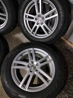 ❄️4ks alu disky orig. Dezent 5x108 R18 pneu 235/60 8mm