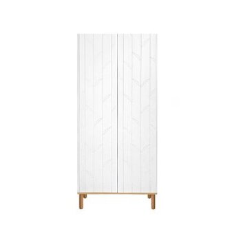 Šatníková skriňa do detskej izby TOTEME - Botanic - biela