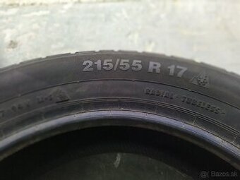 215/55 R17 Continental 2.ks zimne doveziem