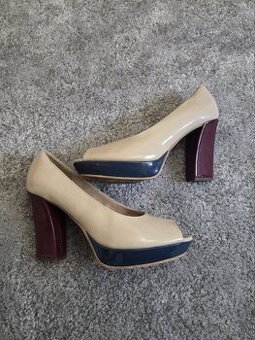 Tamaris Kožené Lodičky