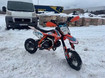 detsky pitbike poloautomat 125cm3 12/10 0mth