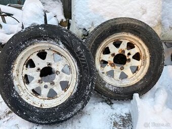 Kompletná sada Pneu + Otočné disky R15