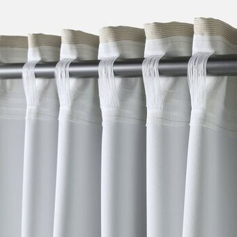 Závesy IKEA  Vilborg béžové 145x300 cm