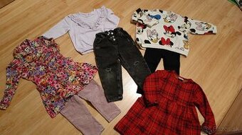 Balík dievčenského oblečenia vo veľkosti 98