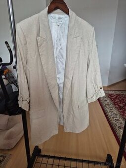 Zara ľanové sako veľkosť XL
