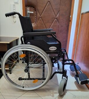 Invalidný vozík SteelMan 48 cm – skladací, v záruke