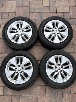 Originálne hliníkové disky Škoda R16, 5x112