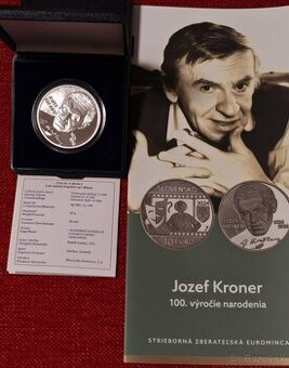 10€ Jozef Kroner proof + PL + leták