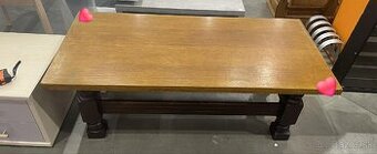 RB4. konferencny stolik masiv, v 46, d 130, s 60 cm,