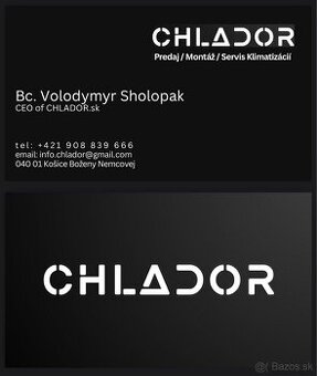 Montáž Klimatizácie | CHLADOR | Košice/Prešov