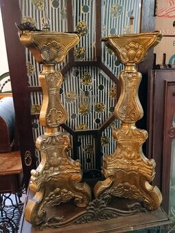 Starožitné veľké svietniky