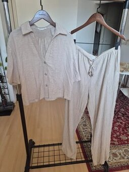 Zara mušelínový komplet veľkosť M