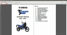 Yamaha tenere 700 servisny manual 2020-2023 - 1
