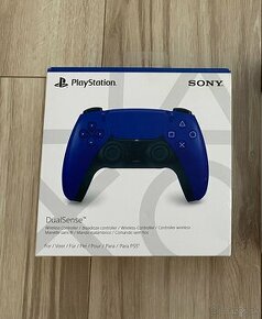 PS5 Ovládač, modrý, biely, originál