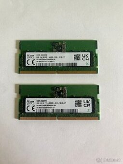 Predám 2ks DDR5 SODIMM 8GB RAM 5600MHz